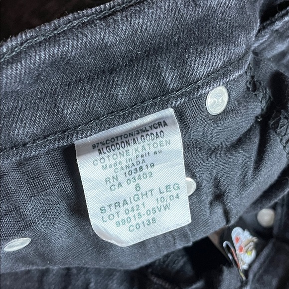 Harley-Davidson Women’s Straight Leg Black Jeans - 6 - Picture 7 of 13